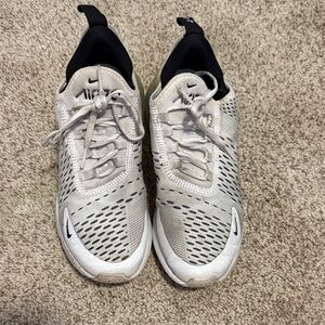 Nike White and Black Athletic Shoes AirMax